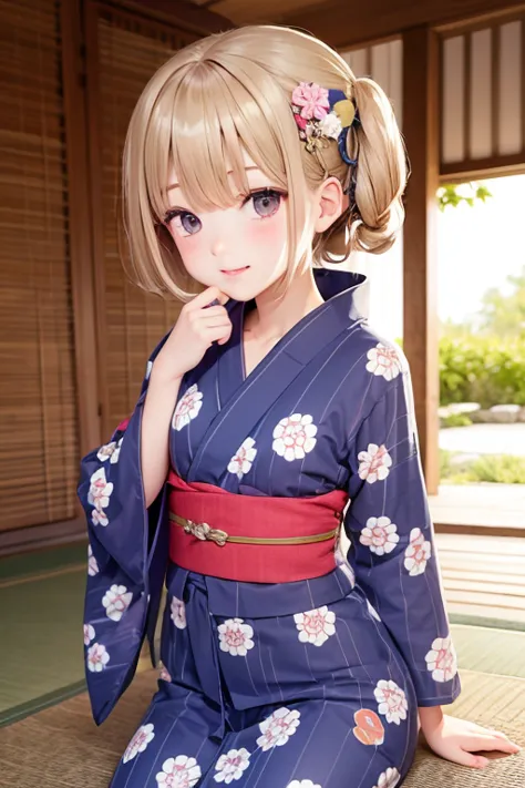 Bontan pattern yukata