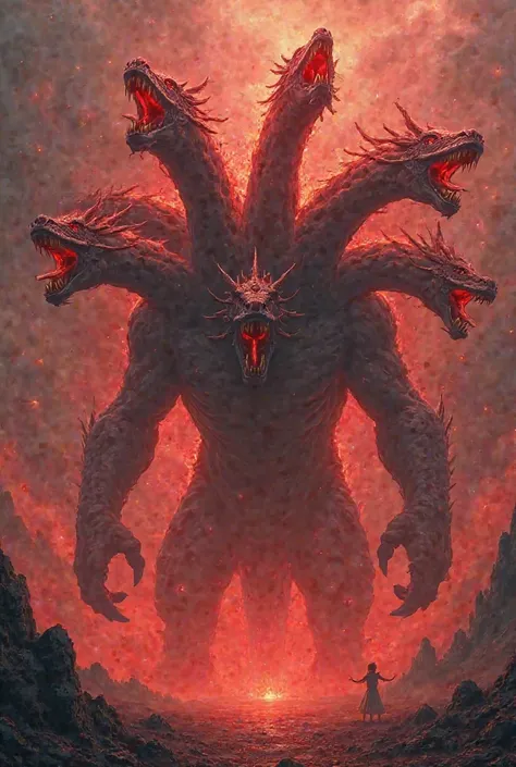 Seven headed scarlet beast
