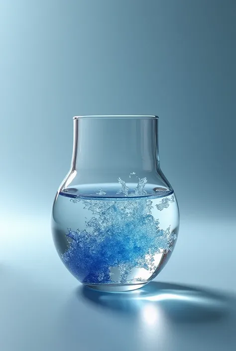 in a glass  