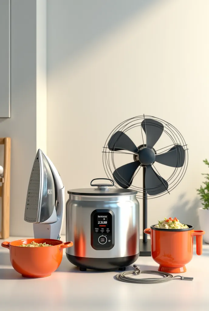 Electric Rice Cook Pot / Air Fan / Iron/ Curry cooking pot