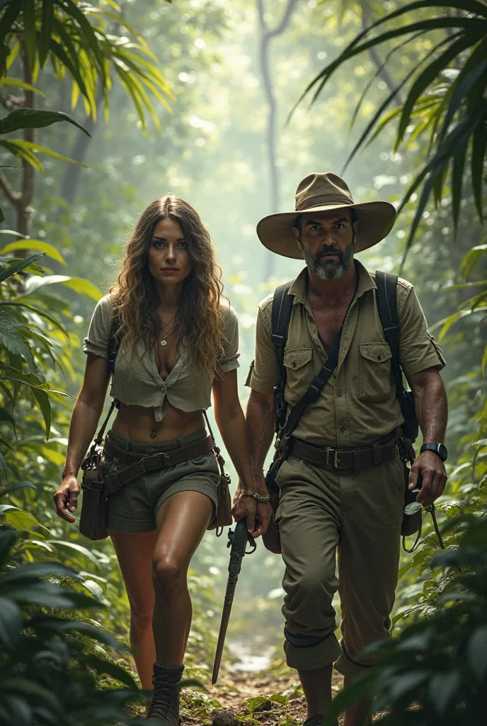 A couple of archaeologists arrive in the jungle after hearing the legend of the Lost Rings.