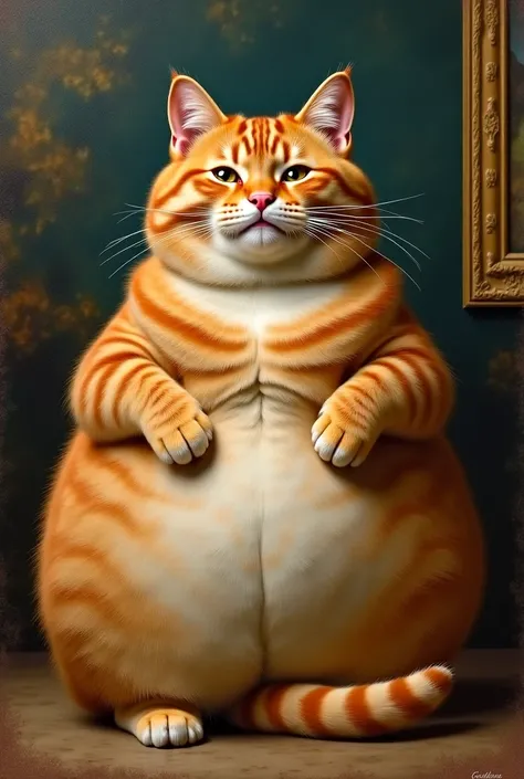 Fat Cat Art by Svetlana Petrova: This series features Zarathustra, a chubby ginger cat, seamlessly integrated into famous paintings, adding a humorous and artistic twist. 