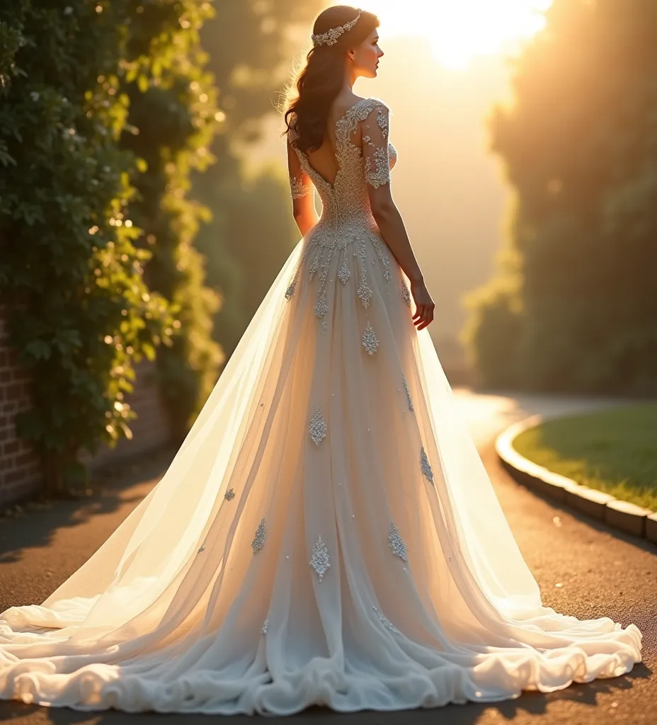 wedding dress　long