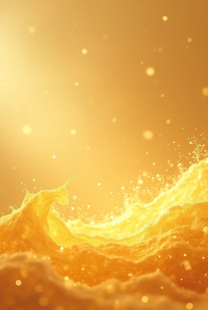 make gold magic wave casts in a plain background for template.