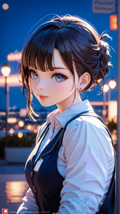 High Resolution、Extreme Details 、photographic realism of the neighborhood、professional、Vivid Colors、Bokeh、Fantasy Scenes、anime style、digital illustration、4K