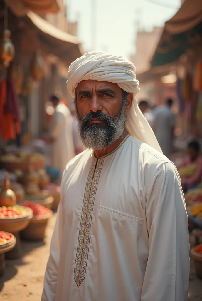 I want a picture of an Omani Arab  in Ramadan 