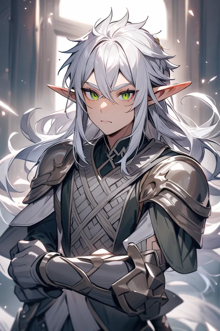 Silver-haired elf guy