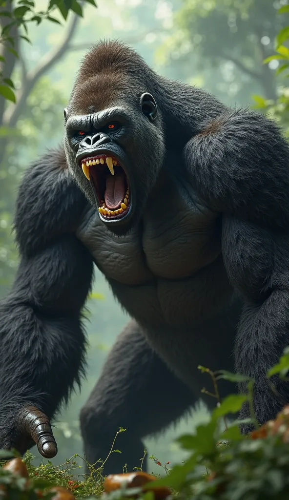 GORILLA IN HUNGRY MODE