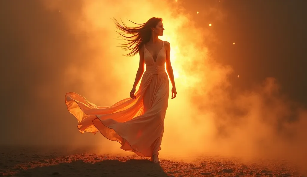 She walks in light she’s strong she’s tender
Her heart’s a flame I can't surrender
Her laugh replays in my quiet nights
A spark of hope in my darkest fights