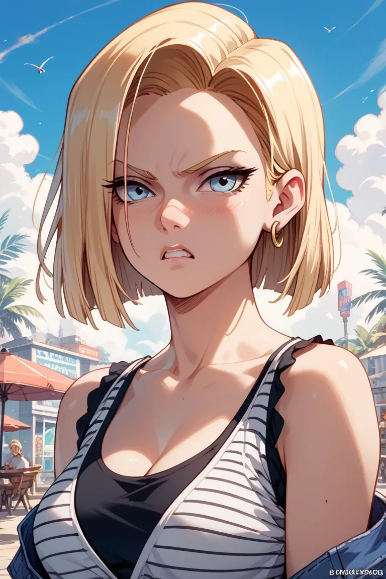 Android 18 fellas are angry