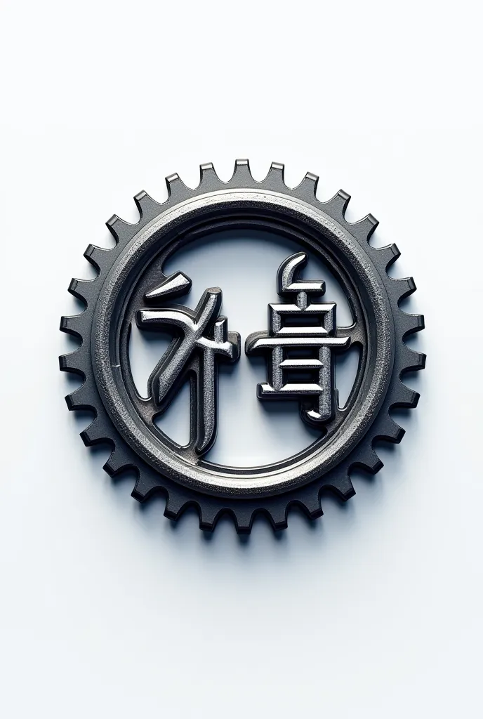 Make a logo with 淳辉腾 which gear or metal auto parts 