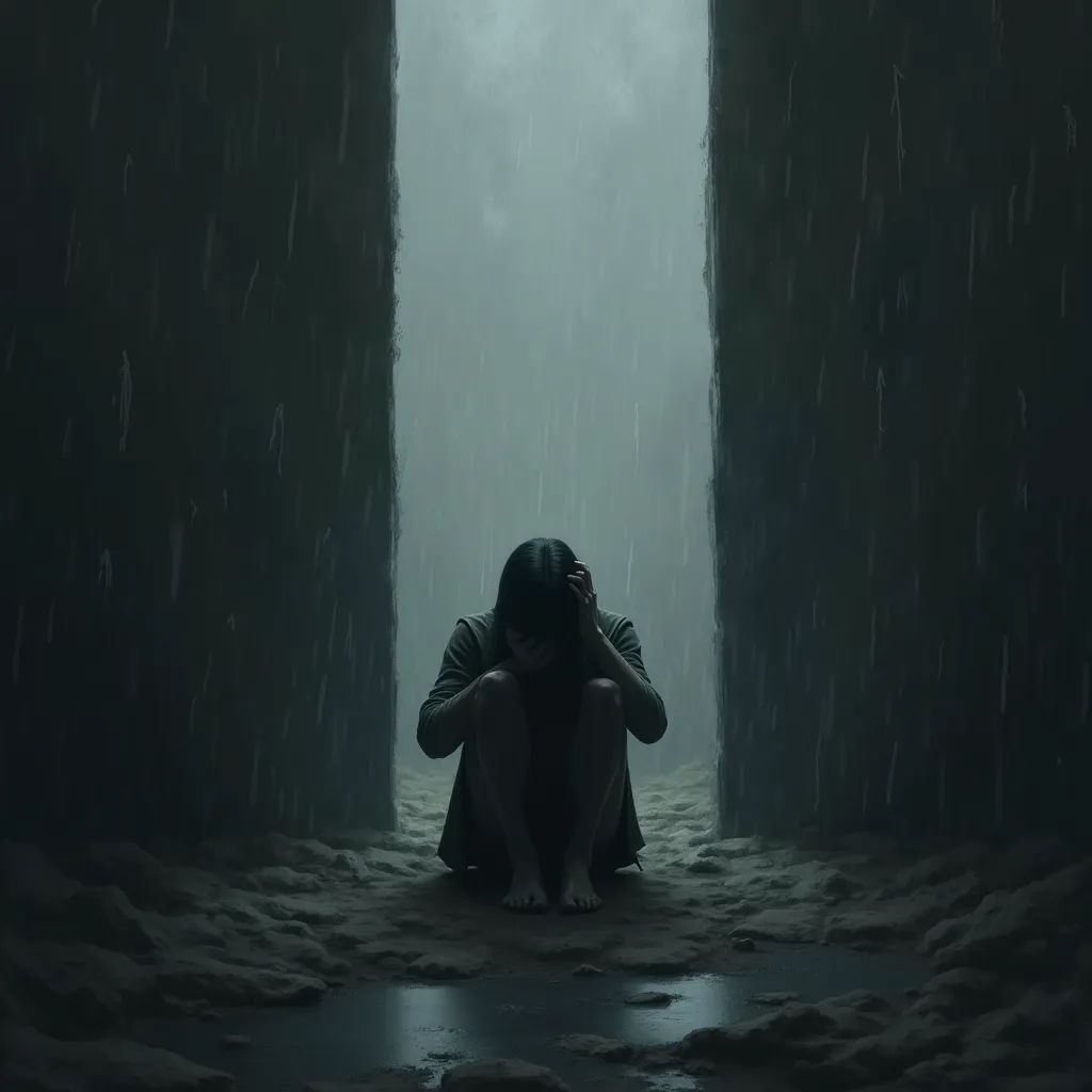 Symbolic picture of depression