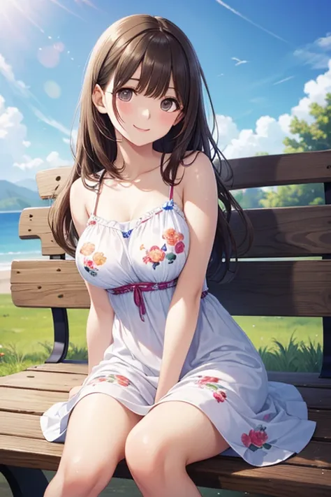 Anegasaki Nene, shiny brown hair, beautiful brown eyes, smiling face, sparkling pupils, (fine grain), highly detailed eyes, highly detailed face, highly detailed eyes,, (masterpiece:1.2, best quality), ((only1 girl)), cowboy shot,


 
((masterpiece,best qu...