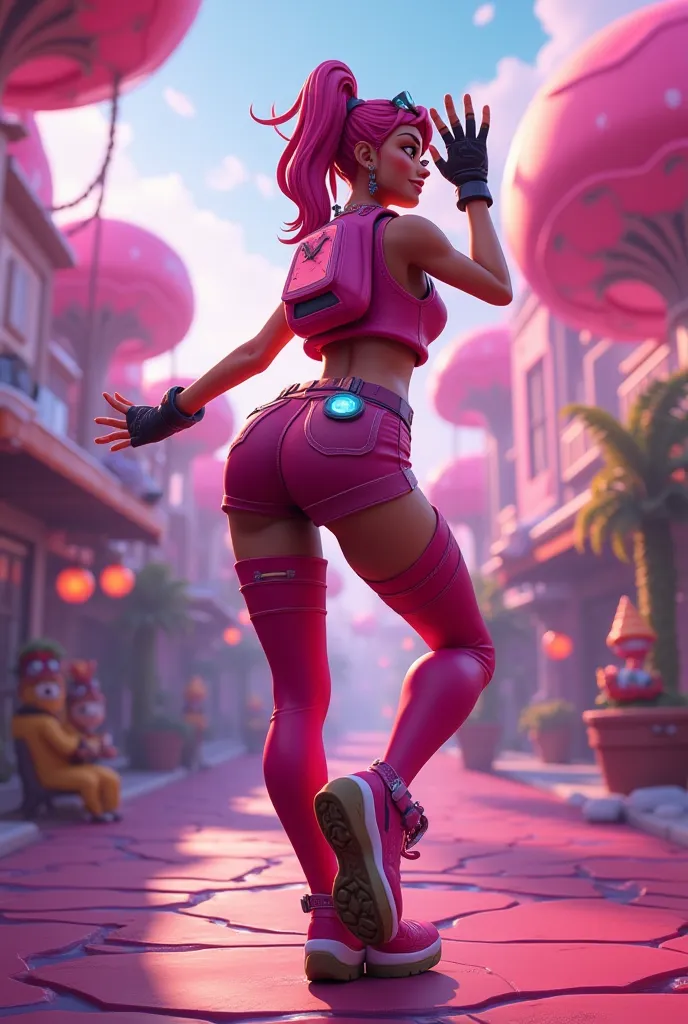 Fortnite ruby shaking her bum