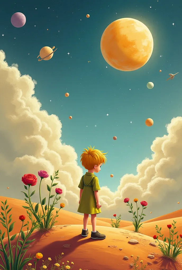 Combine the story of the Little Prince with the singer Niccolò Moriconi