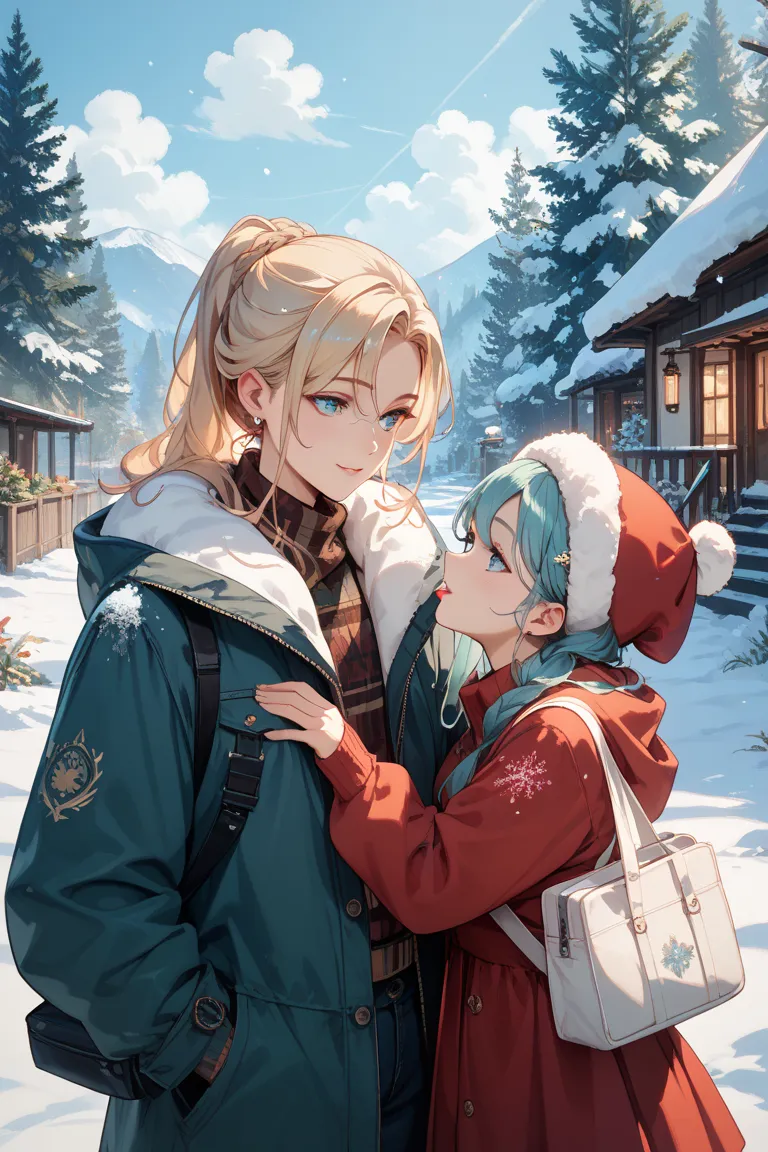 Please make it a quiet night for just the two of you wrapped in winter snow