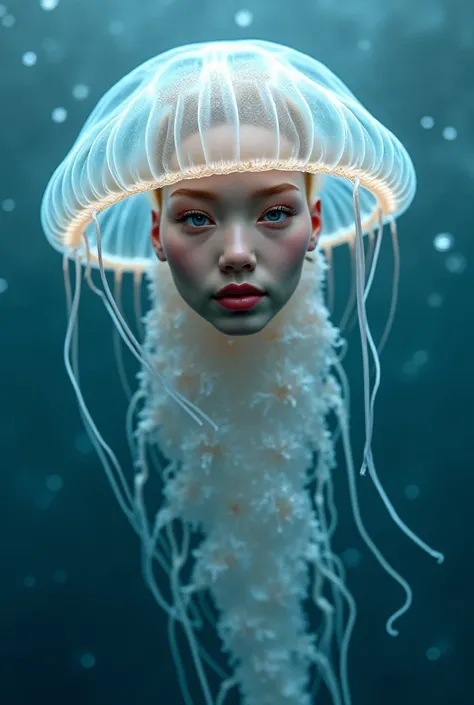 Face of a female jellyfish