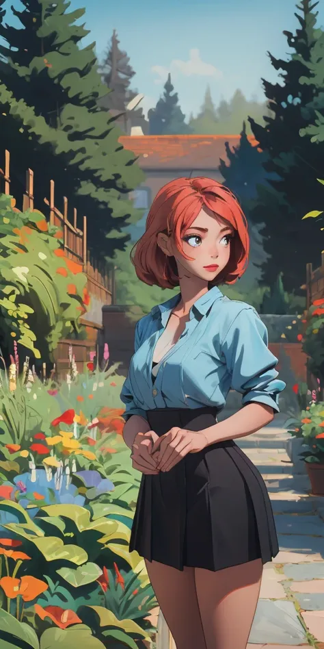 (masterpiece, best quality), 1girl, in a garden