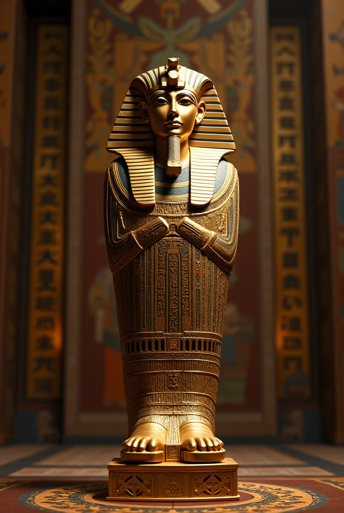 Create an image of an Egyptian sarcophagus 