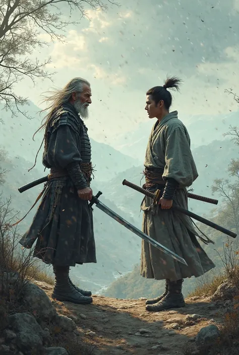 The story of the old samurai and the angry young man