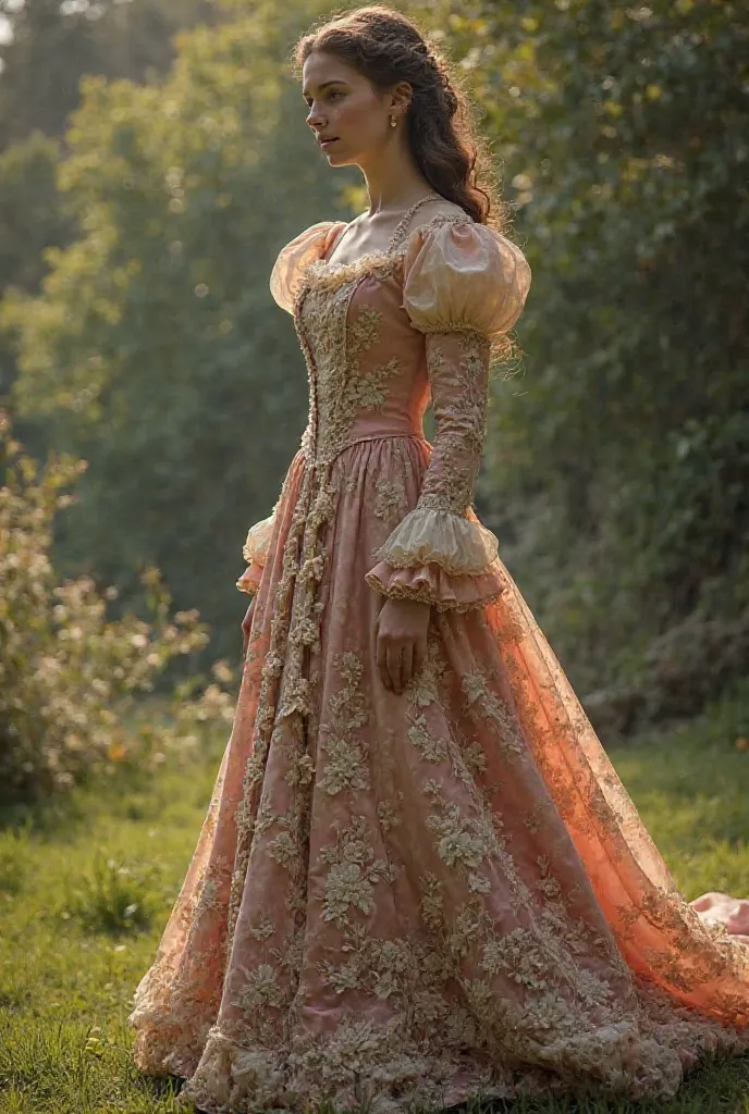 Can you make me a dress for a 16-year-old girl from the 1800s?

