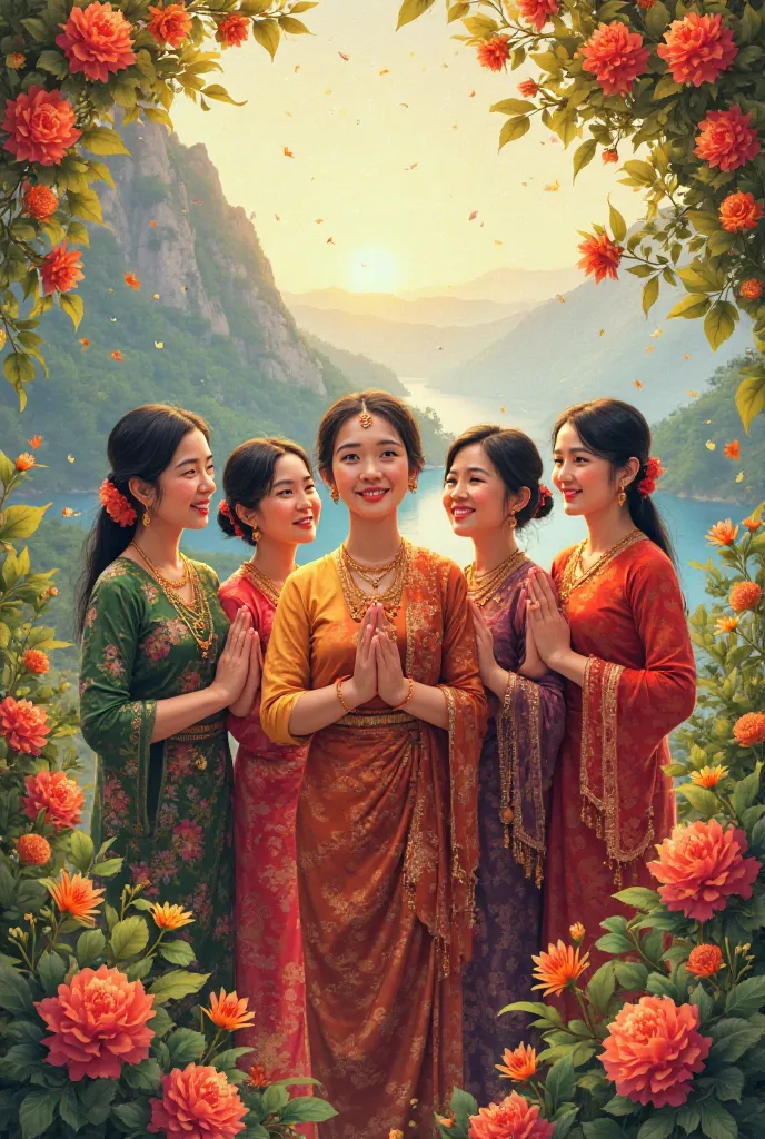 picture to celebrate  Lao women' day  115 years anniversary