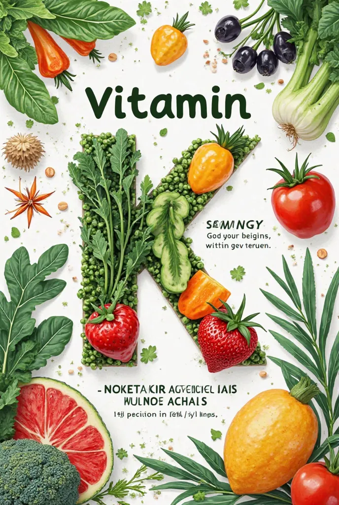 Poster about sources of vitamin K