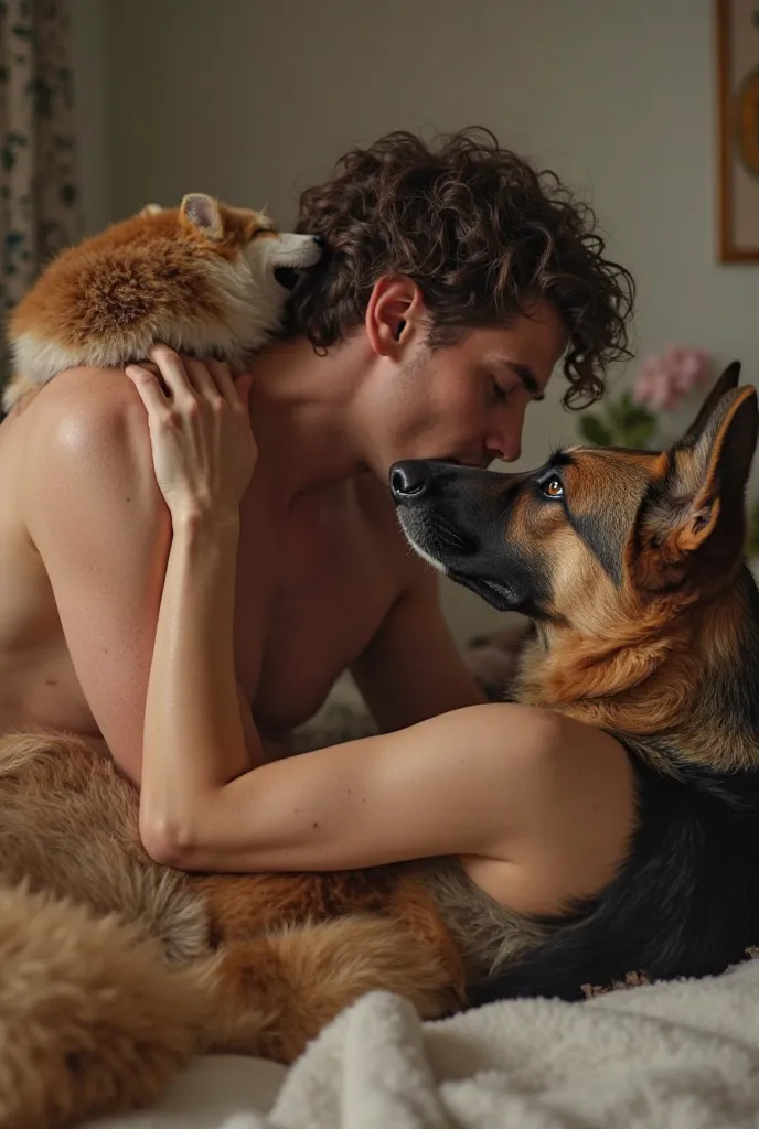 Female dog and male human having sex. ai generated
animal pussy
anus
ass
balls
canine
canine pussy
cowgirl position
domestic dog
duo
female
feral
german shepherd
human
human penetrating feral
indoors
interspecies
male
male penetrating female

Show more
pub...