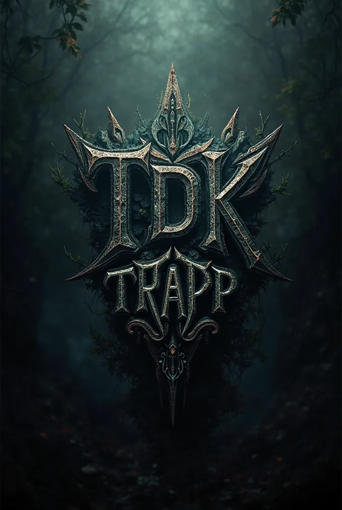 Make my logo with the name Tdk theme trapp 