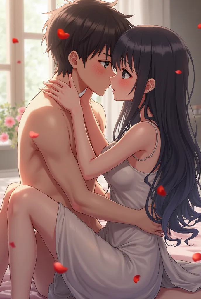 Anime girl having sex with her