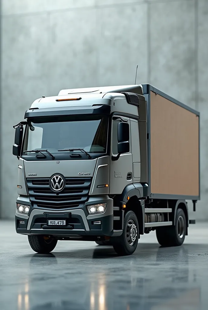 Create an image to publicize that I am shipping containing a truck 3/4 Volkswagen and the logo Transportes Luxemburg