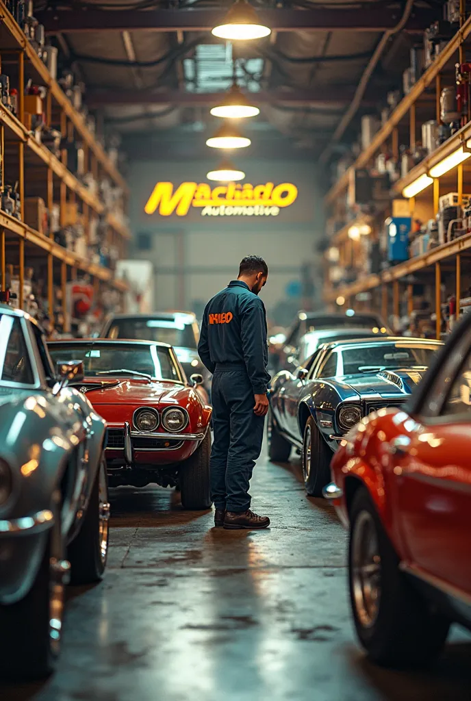 create a 3x4 with the title "Machado Automotive"