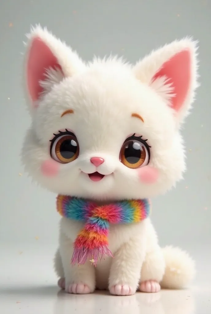 Fluffy has a soft, cloud-white coat, big, cuddly ears, and bright eyes that reflect your sweetness. He wears a colorful scarf that changes color according to his mood.
 Special Abilities : Fluffy can make magic jumps that spread twinkling stars and can cur...