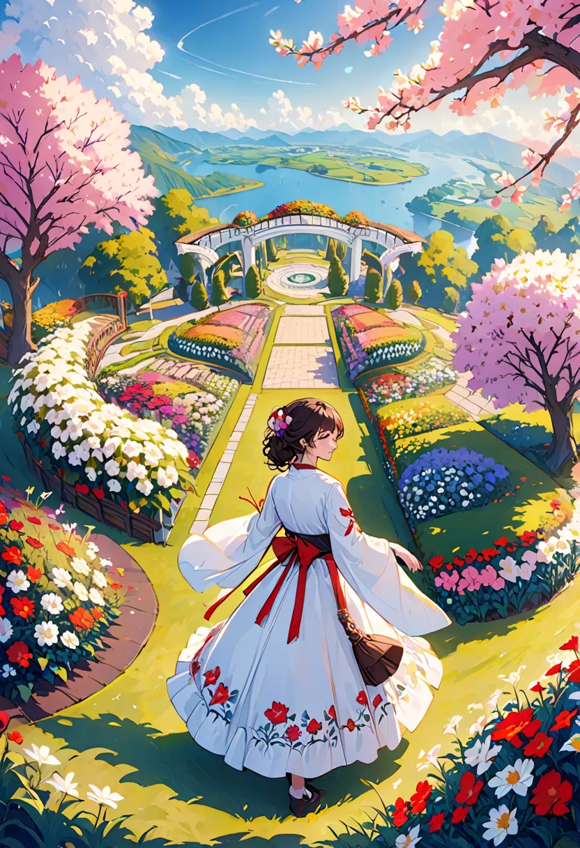 background,  fantasy, amazing,  fantasy, Flower Garden, future, doesn't draw people