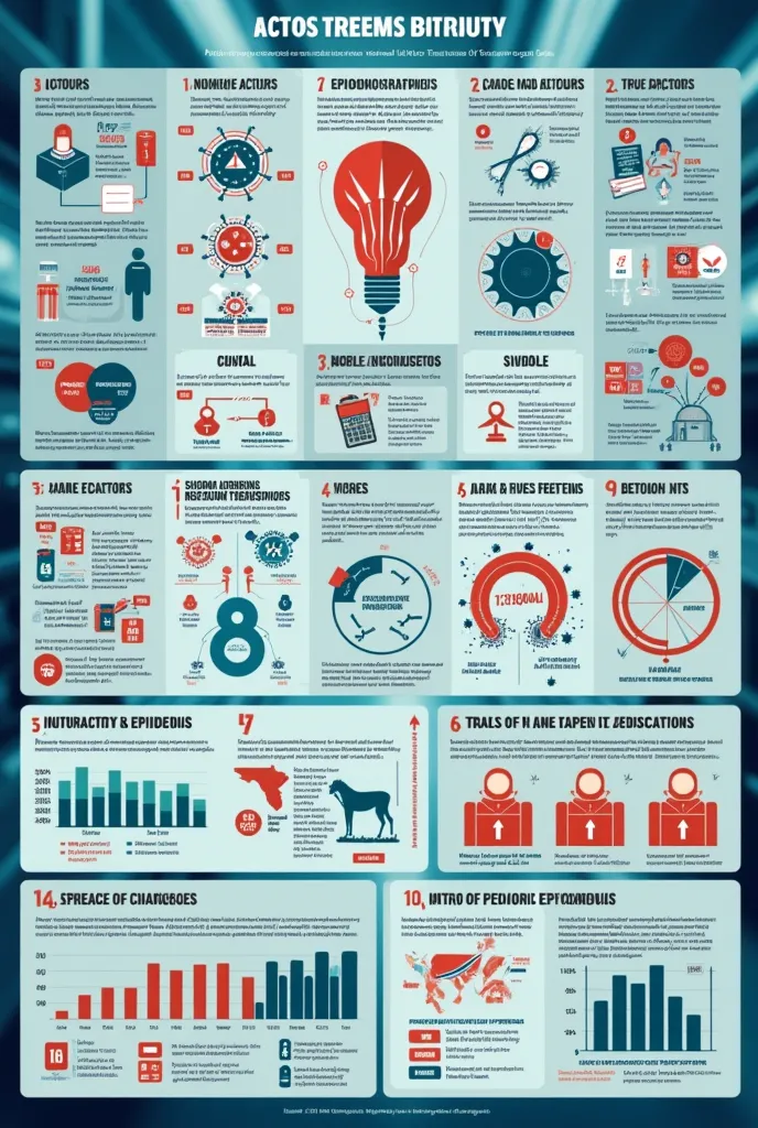 Mixed table on. 
* factors involved in an epidemic outbreak
* the scope of epidemiology