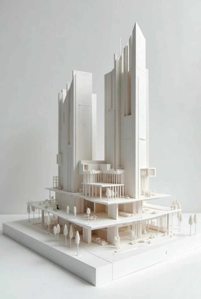 A model of a building