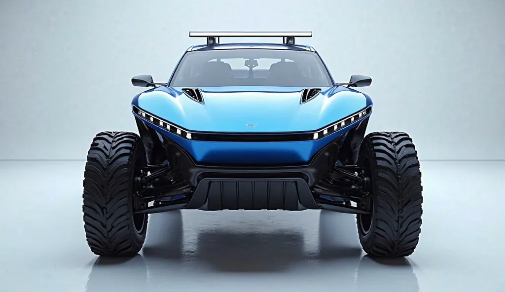 2026 modwl 4x4 rc high level electric car blue colour front pictures of showroom