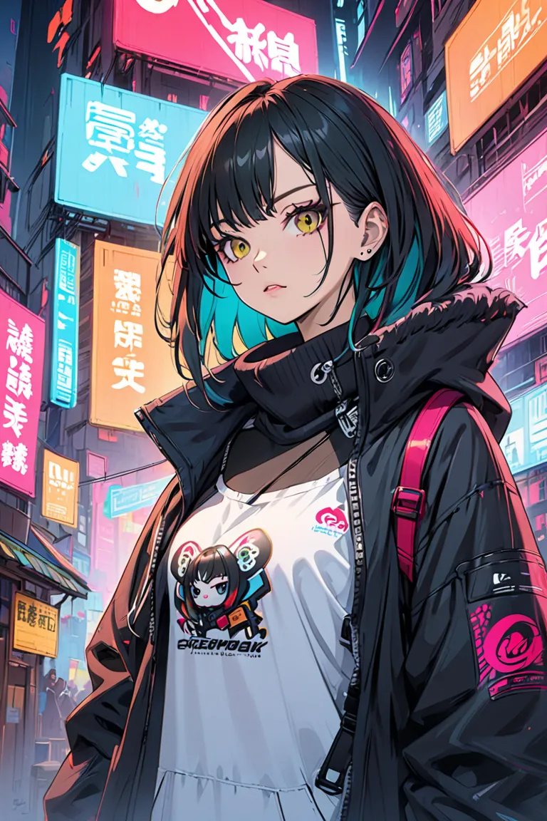 girl,  cyberpunk