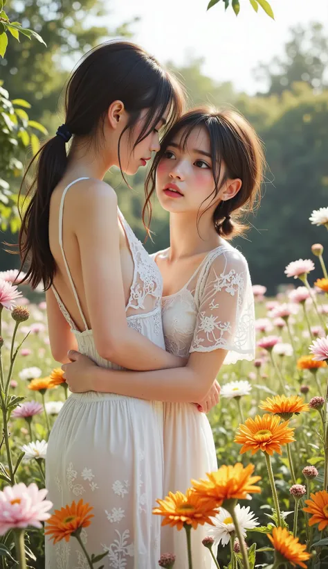 ((TOP QUALITY)), ((masterpiece、High sensitivity、 High Resolution、detailed depiction up to the entrance、 draw a delicate face))、(Small beautiful breasts、bust up)、 ((Baby Face:1.2, Transcendental Young Face, idol face)), ((An innocent beautiful girl))、((Sl...