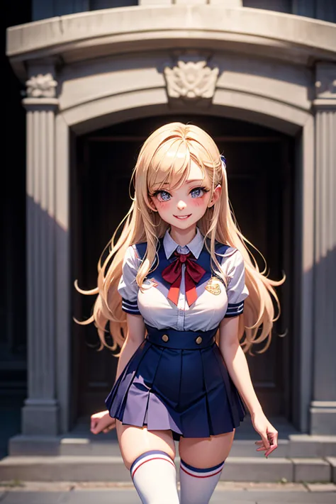 Prompt: (masterpiece), schoolgirl, best quality, expressive eyes, perfect face, perfect anatomy, detailed eyes, cinematic light, detailed arms, detailed finger, detailed leg, hyper detailed, detailed lights, detailed coloring, extremely detailed. 20+ age, ...