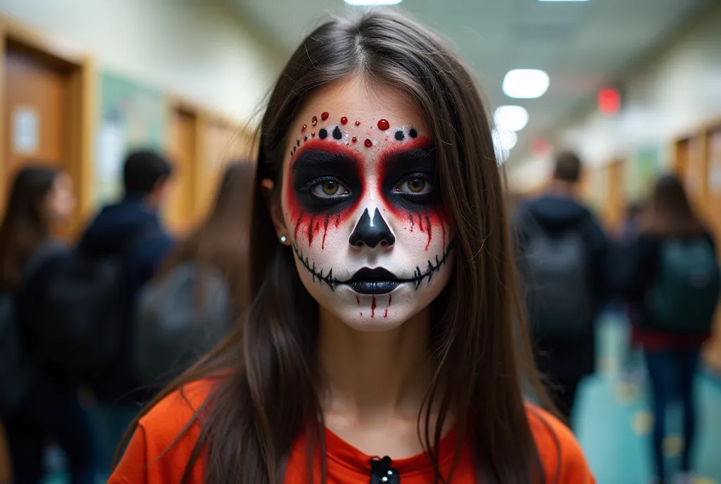 Creative Halloween Makeup Ideas for School 