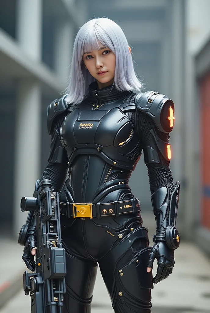 Cute Cyborg Girl, masterpiece, cinematic lighting, UHD, accurate, super detail, high details, high quality, award winning, best quality, highest, 16k, ultra detailed face, ultra detailed eyes, ultra detailed lips, ultra detailed hair, realistic textured sk...