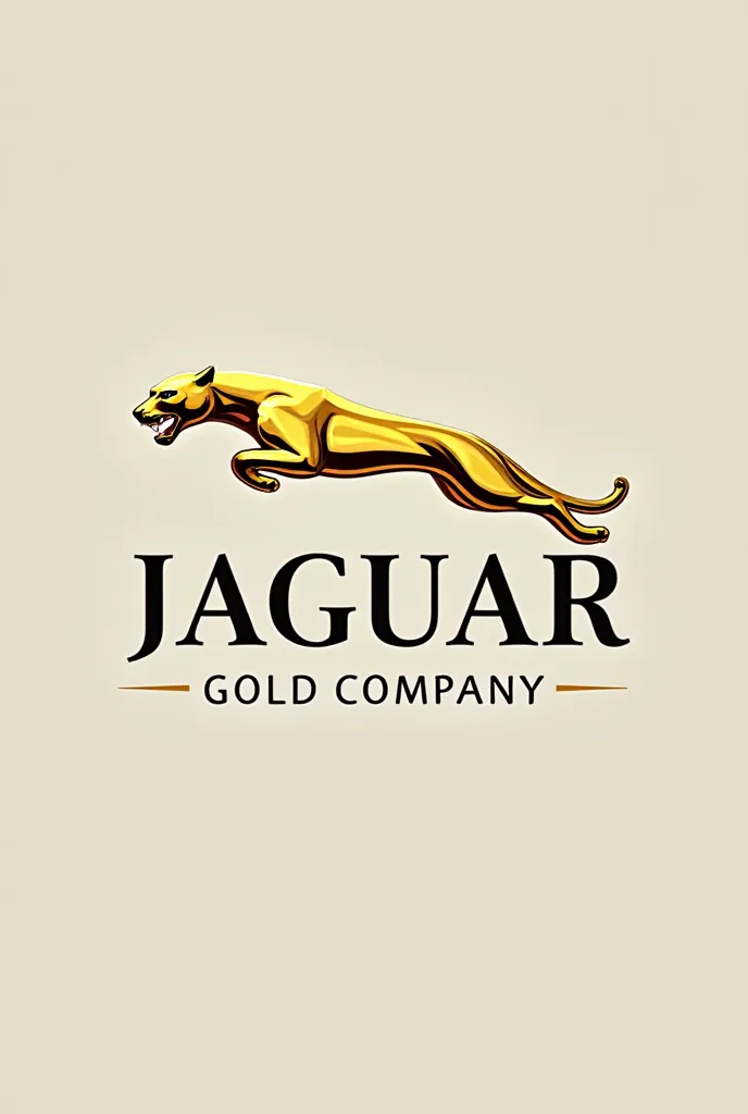 Design jaguar gold company modern logo 