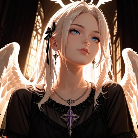  Angel Wings,backlight,viewers,Angle Looking Up From Below,Feathers fluttering,God Pussy 2,SEE-THROUGH,white_gothic_,multiple_Wings,rest,v_weapons,best quality,4K,8k,high resolution,masterpiece,ultra-detailed,realistic,photorealistic,photo-realistic,HDR,UH...