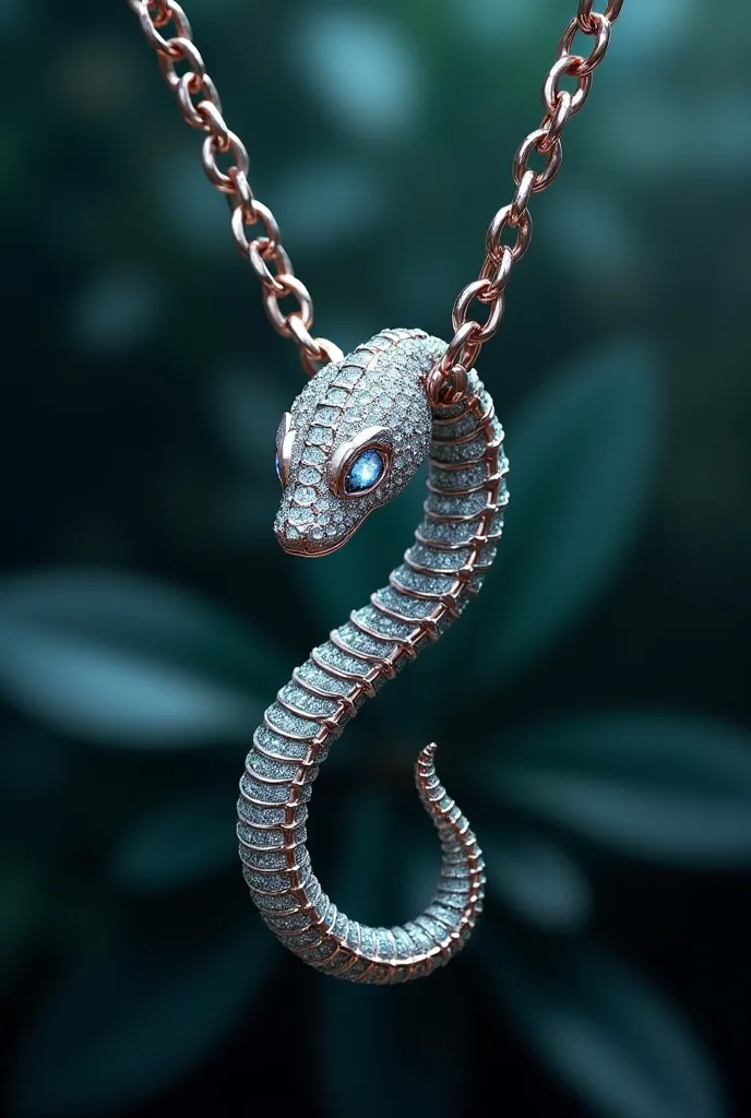 *The gift is a necklace that’s in the shape of a snake and the eyes are diamonds.