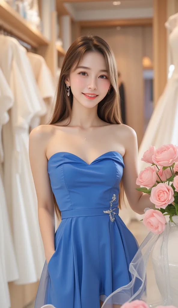 ((  super cute young face   :1.1),(  sparkling , clear and enchanting eyes :1.1), ( Japanese idol face  :1.1),   Very pretty cute cute cute girl   ,(baby face:1.2),(  18 years old  :1.2),soft , smooth and soft golden brown straight hair, white skin,(Happy ...