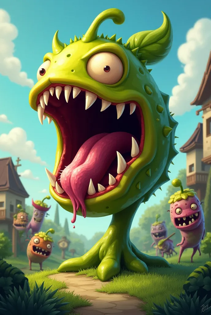 Chomper plants vs zombie