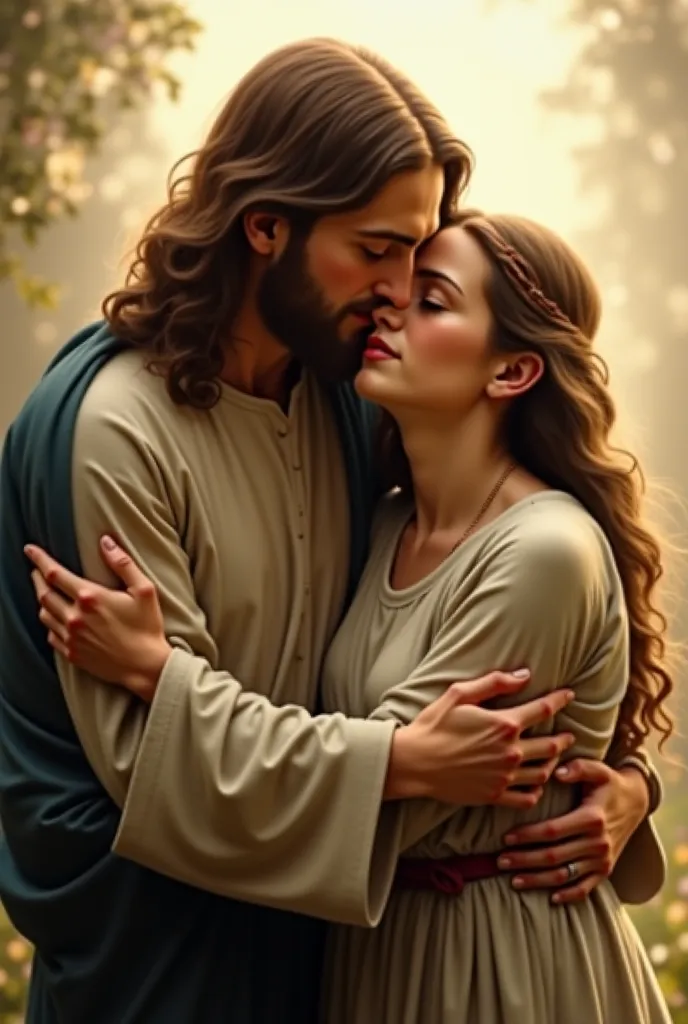 A hug from Jesus and Mary 