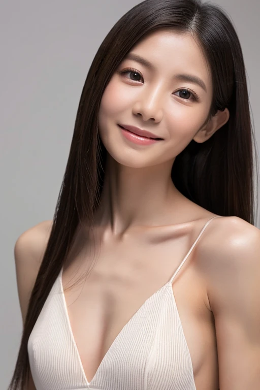 (photorealistic),(masterpiece),(very detailed),  とても綺麗is ,  an Asian mature woman with very raised veins, ultra-fine anorexia、is。 very brittle and delicate 、 big expressive eyes,  I can clearly see all of my bones and collarbone ,kind smile、elegant、  refin...