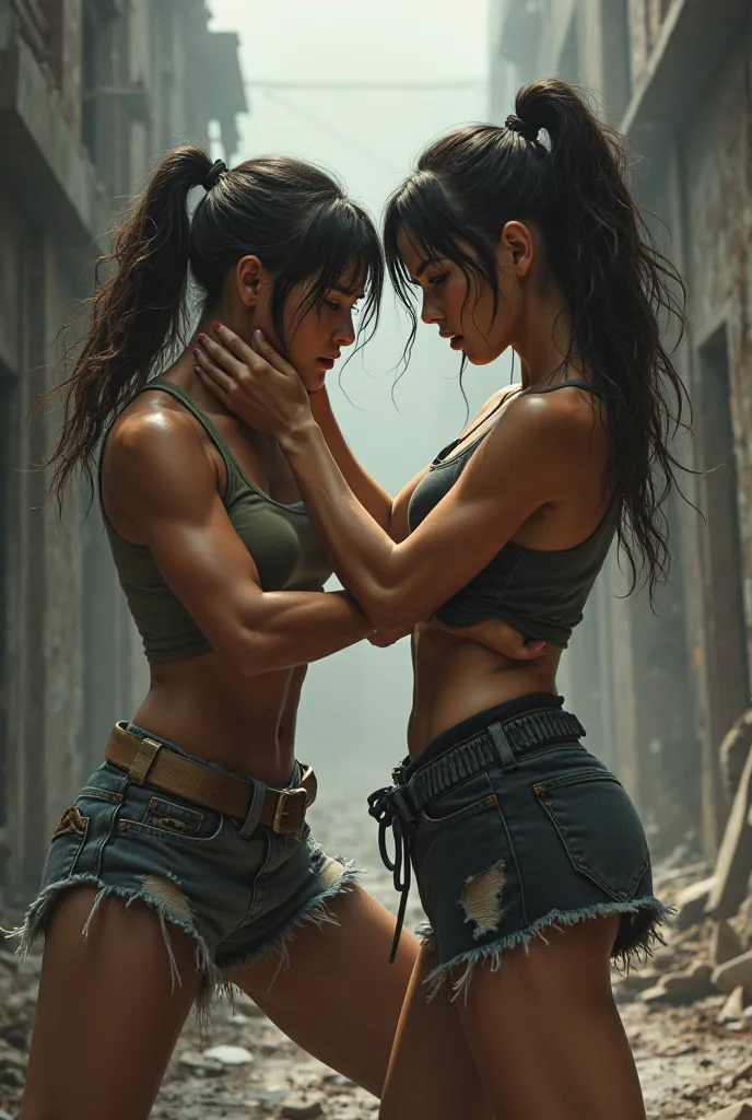 2 girls fighting scene 